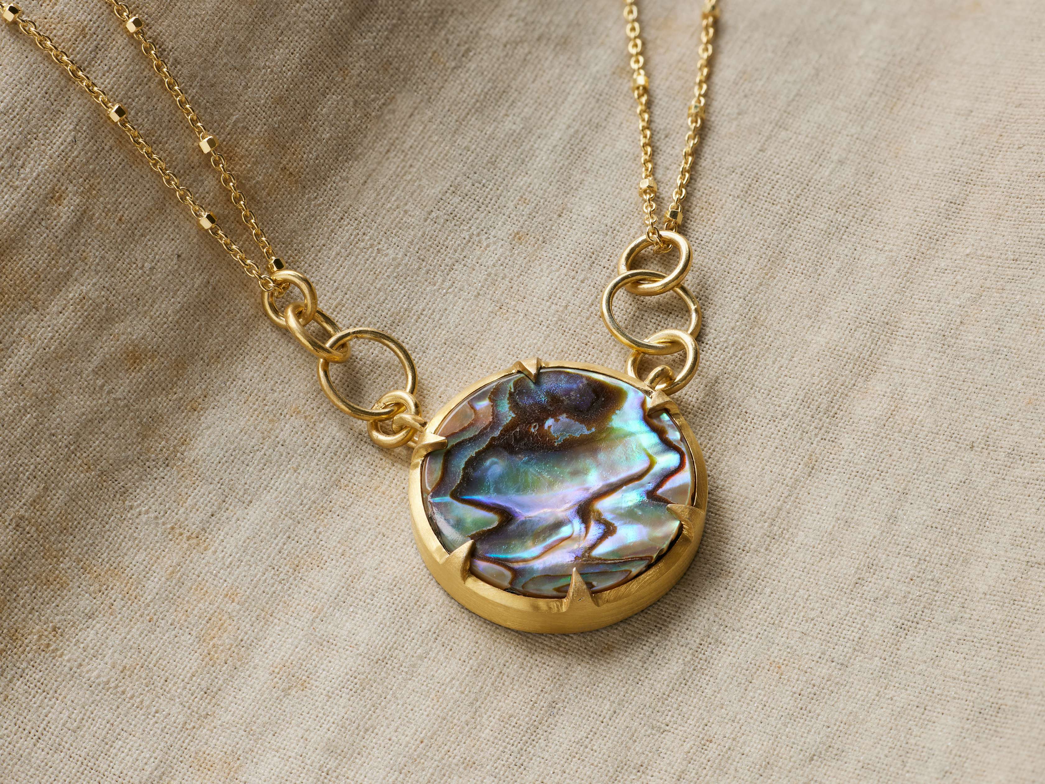Autry Abalone Pendant Necklace